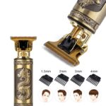 Alat Cukur Rambut Dragon Hair Trimmer Electric Rechargeable - hitam - Image 3