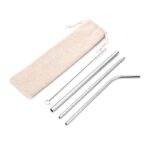Set Sedotan Stainless 5in1 Food Grade -