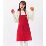 Apron Celemek Dapur Waterproof Anti Minyak untuk Masak - cream - Image 3