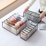 Storage Organizer Pakaian Dalam Serbaguna dengan Sekat untuk Lemari - 7 tempat abu - Image 2