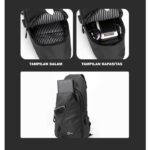 SlingBag LBX Medium CrossBody Stylish dan Fungsional - hitam - Image 4