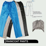 Celana Jas Hujan Karet WaterProof Raincoat Pants Lentur - silver