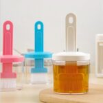 Botol Tempat Minyak Goreng Kaca Dengan Kuas Serbaguna - - Image 2