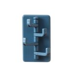 Gantungan Tempel Pada Dinding atau Tembok 4 Kait Lipat - biru - Image 3