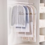 Sarung Cover Gantung Baju Dengan Resleting Anti Debu PEVA - 120x60 - Image 2