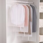 Sarung Cover Gantung Baju Dengan Resleting Anti Debu PEVA - 120x60 - Image 5