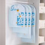 Sarung Cover Gantung Baju Dengan Resleting Anti Debu PEVA - 120x60 - Image 7