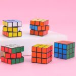 Gantungan Kunci Rubiks dengan Karet 3 x 3 x 3 cm -  - Image 4
