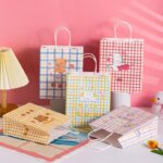 Paperbag Karakter Kartun Beruang Lucu Hampers Bahan Karton - bear biru - Image 2