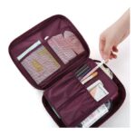 Tas Kosmetik Multifungsi Pouch Tas Make Up Multi Pouch Travel - hitam - Image 3