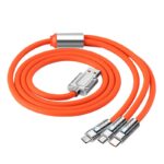 Kabel Data Fas Charging 120W Lightning Besi Hitam - besi lightning hitam - Image 2