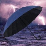 Payung Besar Polos Gaya Korea dan Jepang Impor - maroon - Image 3