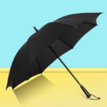 Payung Besar Polos Gaya Korea dan Jepang Impor - maroon - Image 4