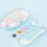 Set Gunting Kuku Bayi Elektrik Pedicure Menicure Isi 6 - Biru