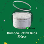 Korek Kuping Cotton Bud Swabs Natural Bambu Isi 500 - 500
