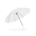 Payung Cantik Bening Transparan Polos Korea Jepang Style - Putih Doff