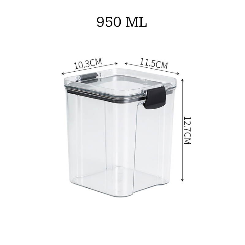 4Y73QAWzeUmj2yzZiGen71c3S06Z2YMnhOJKmjGB Toples Kotak Penyimpanan Snack dan Cereal Transparan - 950 mililiter - Image 1