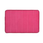 Keset Kaki Anti Slip Alas Penyerap Air Microfiber 56x35 cm - pink