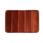 Keset Kaki Anti Slip Alas Penyerap Air Microfiber 56x35 cm - coklat