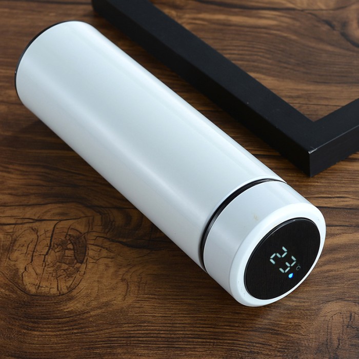 626712f1-92bc-4b6d-8b4b-1809aa0fd355-1673001416 Termos Set Cangkir Vacuum Souvenir Flask Set Hampers 500ml - Putih - Image 1