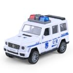 Mainan Mobil Mobilan Model Jeep Untuk Anak Laki-Laki - Jeep Polisi Putih