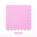 Karpet Kamar Mandi PVC Anti Licin 30 x 30 CM - pink