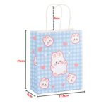 Paperbag Karakter Kartun Beruang Lucu Hampers Bahan Karton - rabbit biru