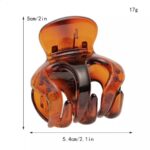Jepitan Rambut Hair Clips Jedai 3 Cakar dengan Tebal 5cm