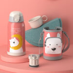 Botol Minum Karakter Tumbler Termos Tempat Minum Anak 550ml  - Bear