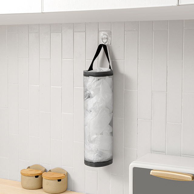 AAL0g1uCm11p3gKvAaePZb5xGf9fRc9ehAFCduX2 Tas Tempat Penyimpanan Kantong Plastik Kresek Sampah - abu - Image 1