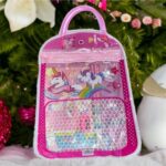 Set Alat Tulis 6 in 1 Stationery Free Bag untuk Anak Sekolah - unicorn