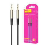 Kabel Audio Jack Logam 3.5 mm Warna Hitam - Hitam