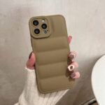 Puffer Case iPhone 12 Casing untuk iPhone 12 - Khaki
