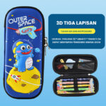 Kotak Tempat Pensil 3D Untuk Anak Dengan Motif Karakter - Monster