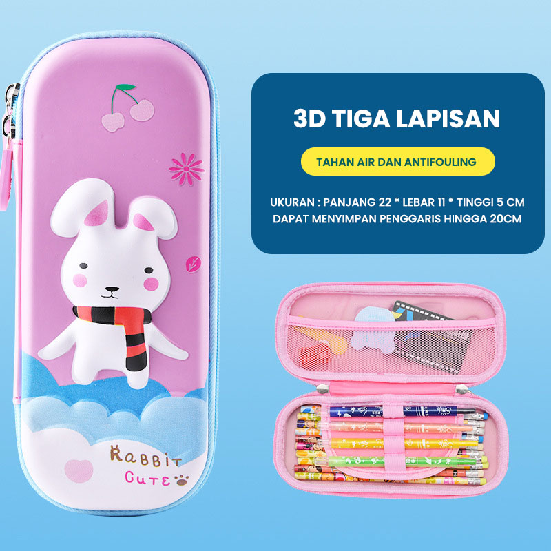 O1CN01qy19Mr1Xl6InAYeia_3473252963-0-cib-1673001325 Kotak Tempat Pensil 3D Untuk Anak Dengan Motif Karakter - Kelinci - Image 1