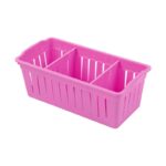 Rak Plastik Serbaguna Partisi Sekat Multifungsi Untuk Penyimpanan - pink