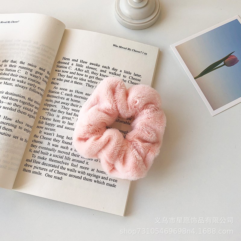 ONoTJgfDCXkho8Kla0top2bnLT36ZyEdDDDeYeBE Ikat Rambut Berbulu Halus Polos Untuk Wanita dan Anak - peach - Image 1