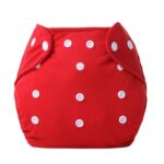 Popok Bayi Kain Kancing Cloth Diaper untuk Bayi Dapat Dicuci - merah