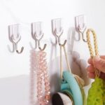 Gantungan Dinding Hook Dengan 6 Pcs Multifungsi - 