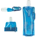 Botol Tempat Minum Lipat Mini 500ml Untuk Kegiatan Outdoor - blue
