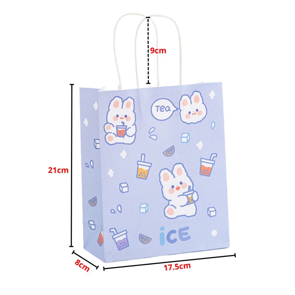 XqMwlCvr4mlJ0KQ072UcyWBX8IHmWyksYohNxylp Paperbag Karakter Kartun Beruang Lucu Hampers Bahan Karton - rabbit ice - Image 1