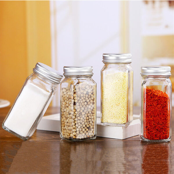 Spices Jar Botol Kaca Tabur untuk Bumbu Mudah Digunakan -