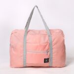 Tas Travel Lipat Jumbo Anti Air Hand Carry Luggage Waterproof - peach