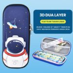 Kotak Tempat Pensil 3D Untuk Anak Dengan Motif Karakter - Astronout
