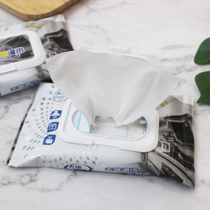 c33b6716-5914-418c-96aa-fbfabeaf5cb3 Tisu Basah Dapur Pembersih Minyak Praktis Untuk Area Masak - - Image 1