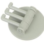 Gantungan Tempelan Dinding Plastik Tanpa Paku 3 Tingkat - Hijau