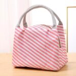  Tas Bekal Cooler Bag Tempat Piknik Anak Motif Mini Travel Pouch - Pink