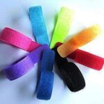  Velcro Organizer Kabel Praktis Nylon 18 cm Dengan Klip Penjepit - 