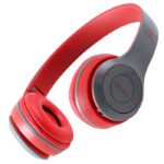 Bluetooth Headphone P47 Wireless Headset Macaron Pure Bass - Merah