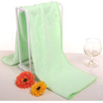 Handuk Mandi Bayi Jumbo Bahan Microfiber Motif Bear 70 x 140 cm - hijau